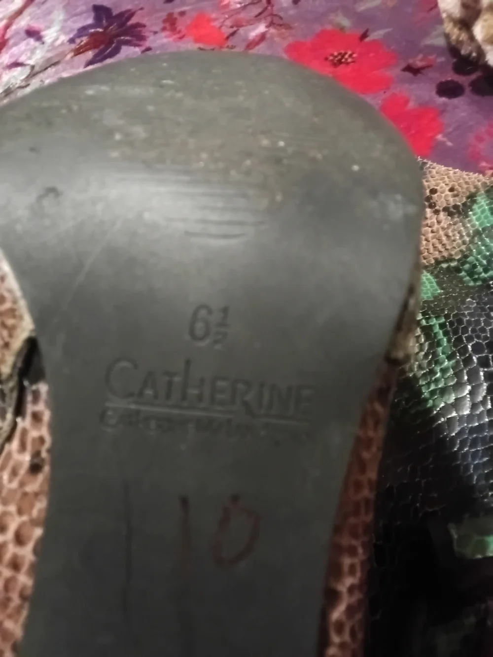 Catherine Malandrino Green & Black Snake-Print Over-the-Knee Boots